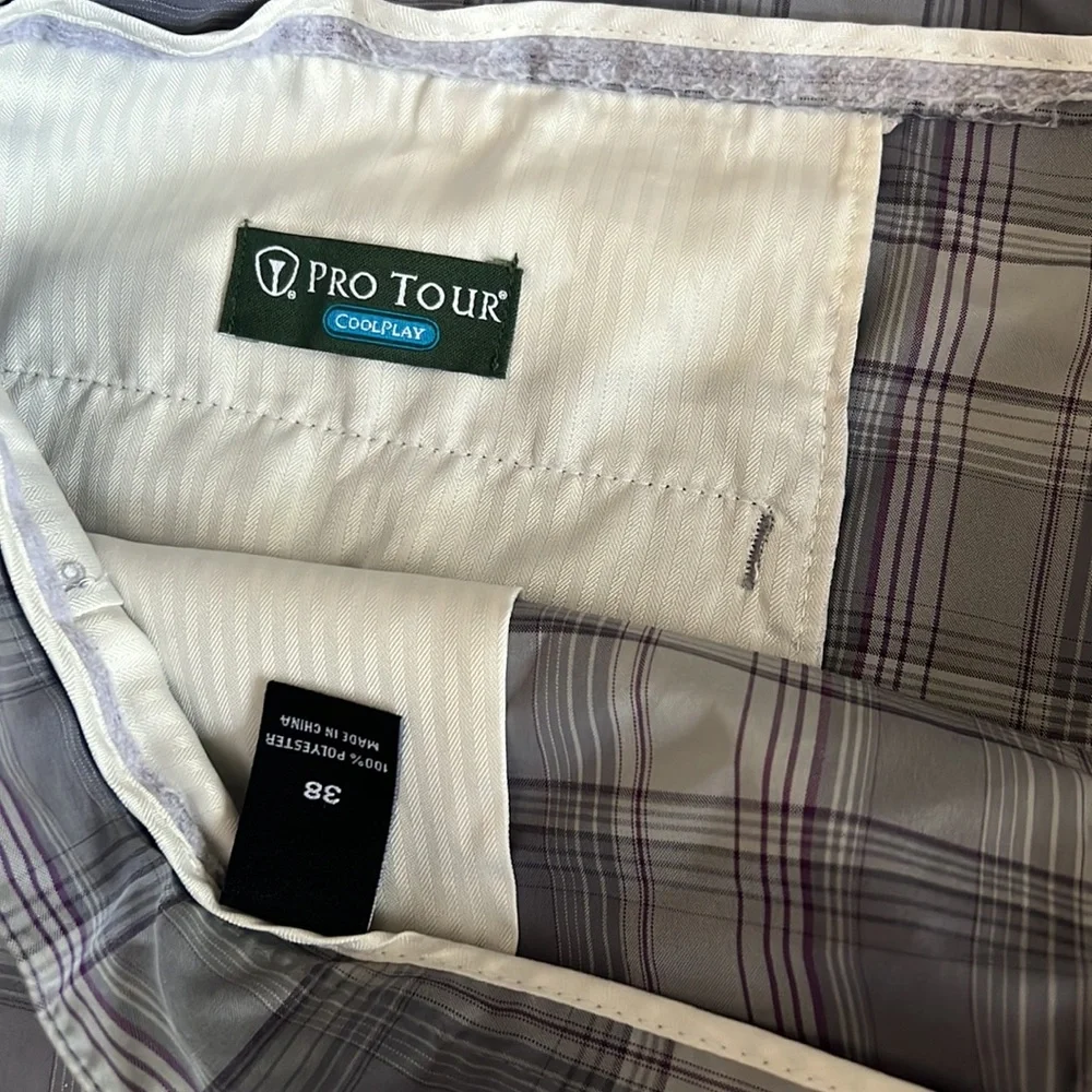 2 Men’s Golf Shorts Bundle of 2 Pairs PUMA & PRO TOUR Preloved Size 38 - Picture 3 of 10